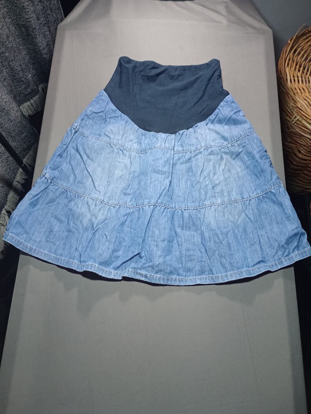 H&M Mama Jean Skirt Women's Size Small